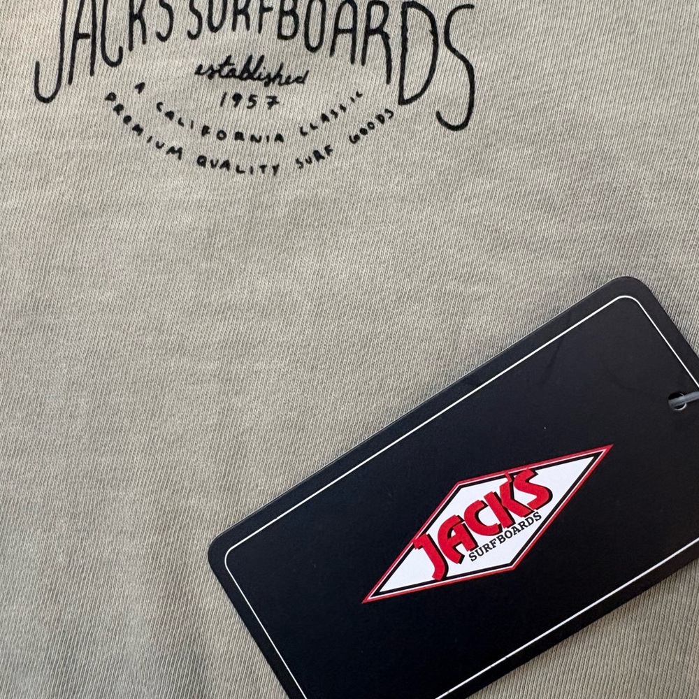 Jack's Surfboards Men's Long Sleeve Tee - Gray